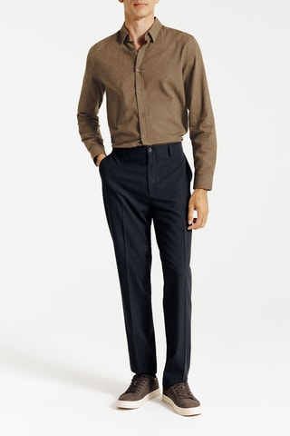 Chemise regular - Camel
