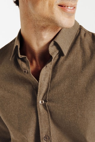 Chemise regular - Camel