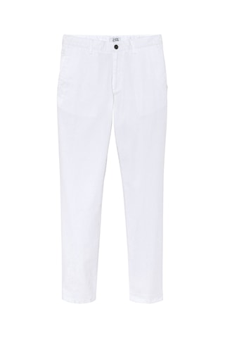 Pantalon slim - Ecru - Longueur 34