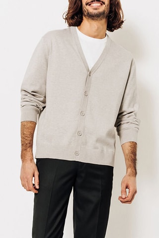 Gilet en coton biologique - Beige
