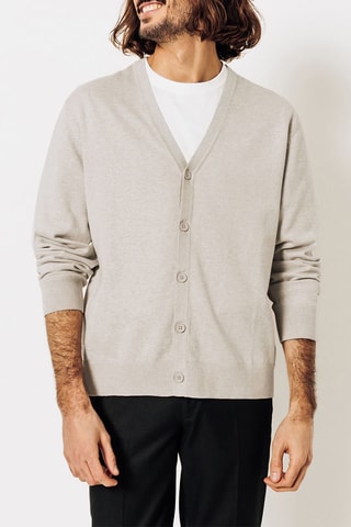Gilet en coton biologique - Beige