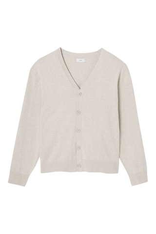 Gilet en coton biologique - Beige