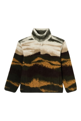 Sweat - Blanc et marron