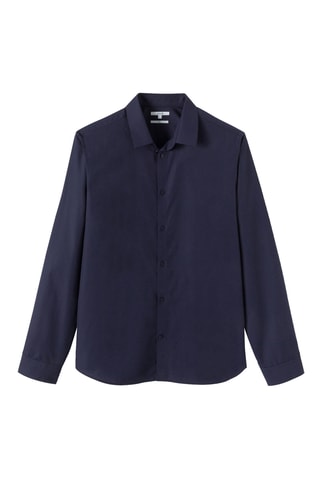 Chemise slim - Bleu marine