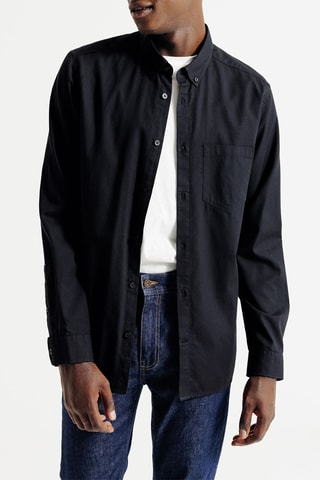 Chemise regular - Bleu foncé
