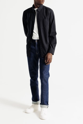 Chemise regular - Bleu foncé