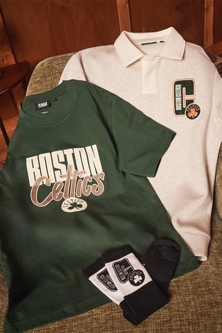 Chaussettes en coton biologique Boston Celtics NBA - Vert