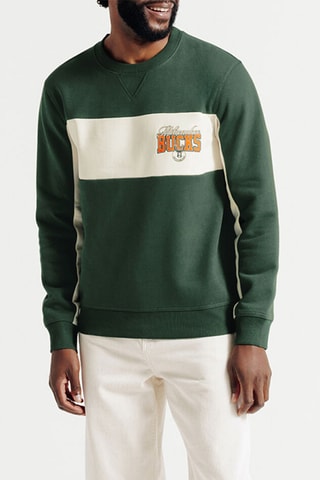 Sweat en coton biologique - Vert foncé