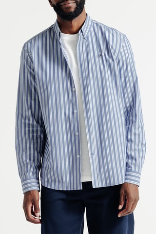 Chemise regular en coton biologique - Bleu clair