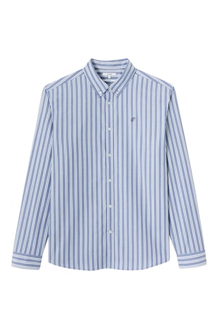 Chemise regular en coton biologique - Bleu clair