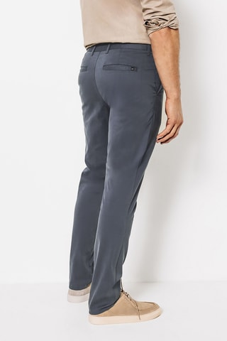 Chino slim en coton biologique - Bleu marine - Longueur 34