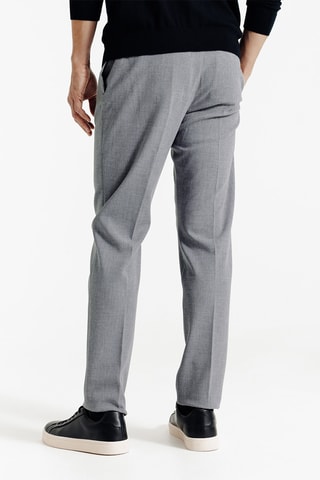 Pantalon tapered - Gris chiné