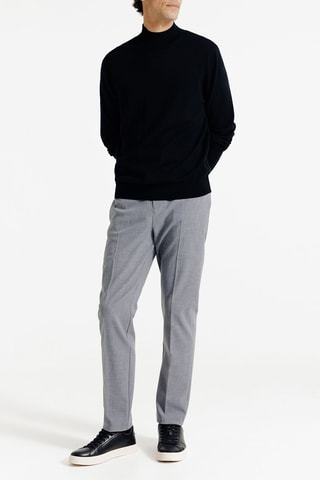 Pantalon tapered - Gris chiné