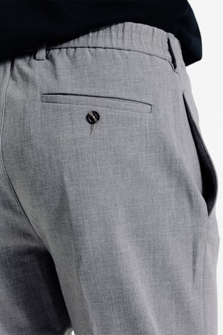 Pantalon tapered - Gris chiné