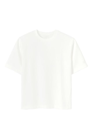 T-shirt relaxed en coton biologique - Blanc