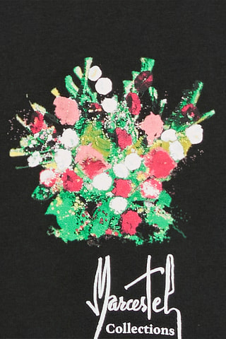 T-shirt regular en coton biologique - Noir