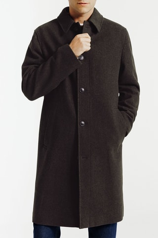 Manteau en laine - Marron