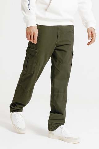 Pantalon loose - Vert olive