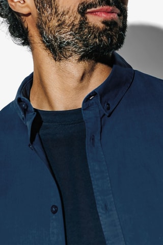 Chemise regular - Bleu foncé