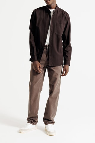 Chemise regular - Marron