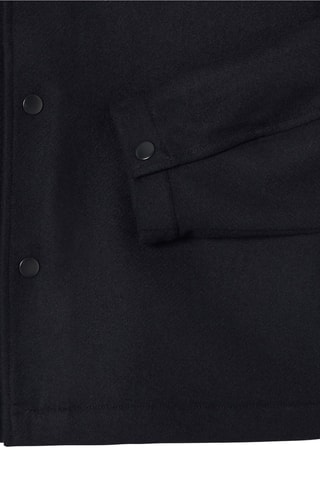 Surchemise en laine - Bleu marine