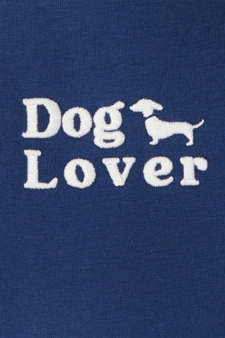 T-shirt regular en coton biologique - Bleu marine