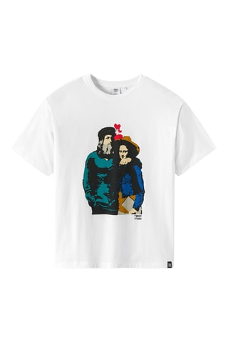 T-shirt relaxed en coton biologique TVBoy - Blanc