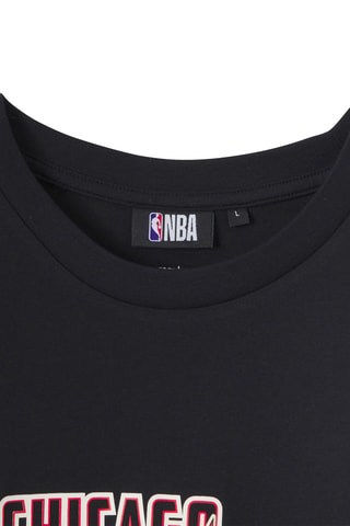 T-shirt regular en coton biologique Chicago Bulls NBA - Anthracite