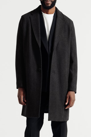 Manteau en laine - Gris foncé