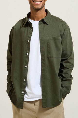 Chemise oversize - Kaki