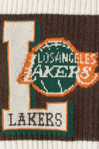 Chaussettes en coton biologique Los Angeles Lakers NBA - Marron