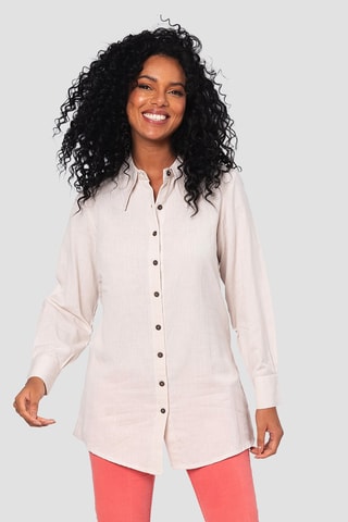 Linnen Blouse - Beige