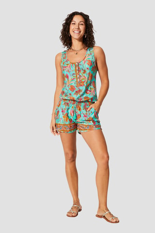 Playsuit - Rood, blauw en groen