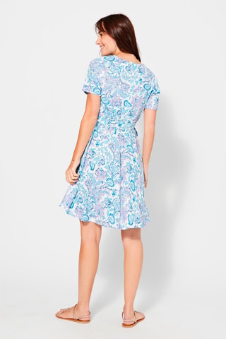 Wikkeljurk - Wit, blauw en roze