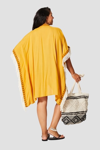 Strandkimono - Geel