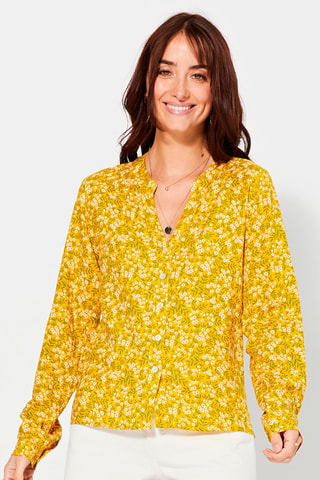 Blouse - Groen en geel