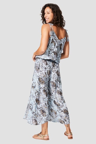 Jumpsuit - Goudkleurig en grijs