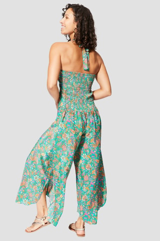 Jumpsuit - Groen en roze