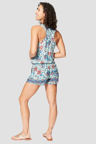 Playsuit - Turquoise en blauw
