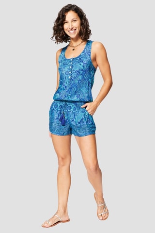 Playsuit - Blauw en turquoise