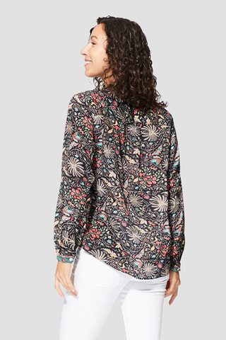 Top - Wit, zwart en rood
