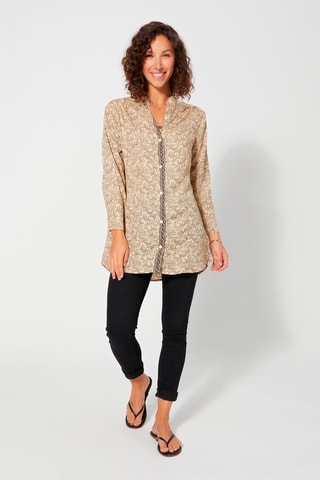 Tuniek - Zwart, beige en grijs