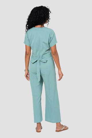 Linnen Jumpsuit - Blauw