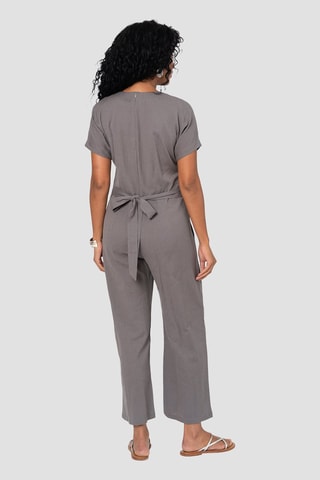 Linnen Jumpsuit - Grijs