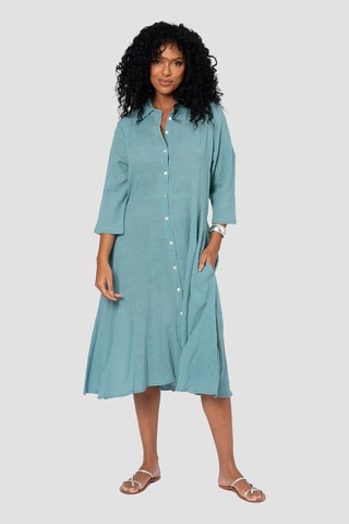 Blouse-jurk - Groen