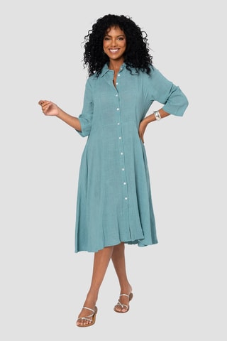Blouse-jurk - Groen