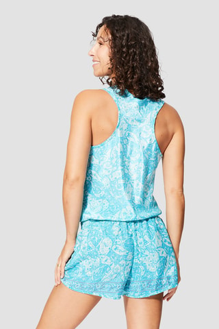 Mouwloze Playsuit - Blauw