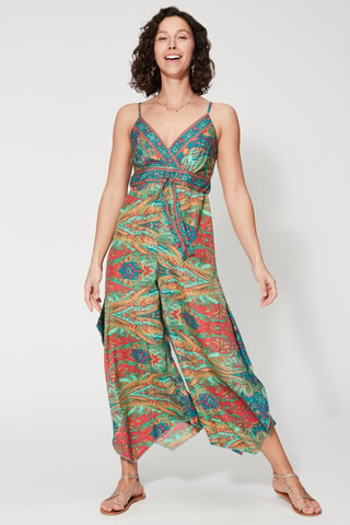 Jumpsuit - Blauw en turquoise