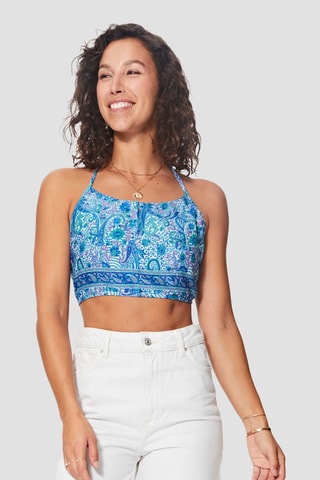 Crop Top - Blauw