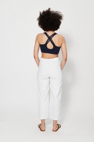 Crop Top - Marineblauw